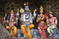 Statues at Koneswaram Hindu Temple in Trincomalee, Sri Lanka Royalty Free Stock Photo