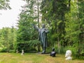 Statues of Lenin. Grutas Park Royalty Free Stock Photo