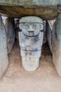 Statues located at Alto de los Idolos