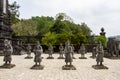 Statues Of Mandarin Soldiers In Tomb Of Emperor Khai Dinh, Vietnam.