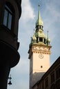 Statues of Margrave Jan Jindrich and Margrave Jobst of Luxembourg in Brno, Czech republic