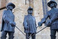 Statues of the musketeers in Condom