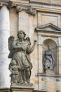 Statues near Kloster Michelsberg (Michaelsberg) Royalty Free Stock Photo