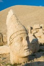 Statues on Nemrut mountain Royalty Free Stock Photo