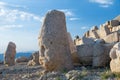 Statues on Nemrut mountain Royalty Free Stock Photo