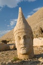 Statues on Nemrut mountain Royalty Free Stock Photo