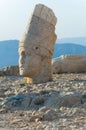 Statues on Nemrut mountain Royalty Free Stock Photo