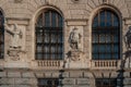 Statues of Neue Burg Facade of Hofburg Palace - by Carl Kundmann and Johann Koloc, 1895 - Vienna, Austria Royalty Free Stock Photo