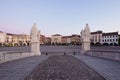 Statues in Padova Square Royalty Free Stock Photo