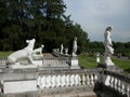 Statues in park Royalty Free Stock Photo