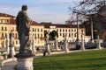 Statues in the Park of Prato della Valle Padova Royalty Free Stock Photo