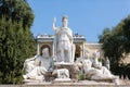 Statues in the Piazza del Popolo in Rome Royalty Free Stock Photo