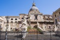 Statues in Piazza Pretoria, Square of Shame at Palermo, Sicily Royalty Free Stock Photo