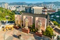 Statues at Po Fook Hill Columbarium in Hong Kong Royalty Free Stock Photo