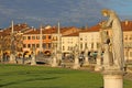 Statues in Prato della Valle Padova Royalty Free Stock Photo