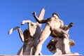 Statues of Quirinal Palace Rome Italy Royalty Free Stock Photo