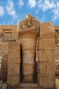 Statues of Ramses II as Osiris in Karnak Temple,