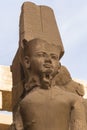 Statues of Ramses II. Egypt, Luxor - Karnak Temple Royalty Free Stock Photo