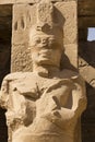 Statues of Ramses II. Egypt, Luxor - Karnak Temple Royalty Free Stock Photo