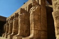 Statues of Ramses II at Karnak Temple, Luxor, Egypt Royalty Free Stock Photo