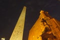 Statues of Ramses II at Luxor Temple. Luxor, Egypt