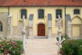 Statues of Saint Kinga of Poland and Saint Hedwig of Silesia, Budapest, Hungary Royalty Free Stock Photo