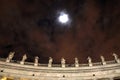 Statues of saints in San Pietro Square, Vatican Royalty Free Stock Photo