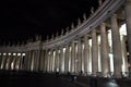 Statues of saints in San Pietro Square, Vatican Royalty Free Stock Photo