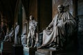 Statues in St. Patricks Cathedral, national cathedral of the Church of Ireland