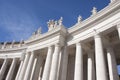 Statues of St Peters basilica Royalty Free Stock Photo