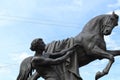 Statues in the summer park in St. Petersburg. Royalty Free Stock Photo