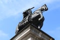 Statues in the summer park in St. Petersburg. Royalty Free Stock Photo