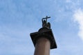 Statues in the summer park in St. Petersburg Royalty Free Stock Photo