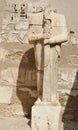 Statues in the temple at Medinat Habu