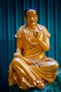 Statues at Ten Thousand Buddhas Monastery in Sha Tin, Hong Kong, China. Royalty Free Stock Photo