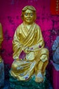 Statues at Ten Thousand Buddhas Monastery in Sha Tin, Hong Kong, China. Royalty Free Stock Photo