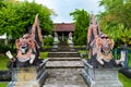 Statues at Tirta Gangga Water Palace in East Bali, Indonesia Royalty Free Stock Photo