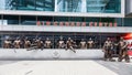 Toronto Maple Leafs Players outside the Air Canada Centre