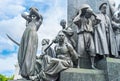 The statues of Ukrainian serfs