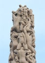 Statues in Vigeland park. Oslo, Norway Royalty Free Stock Photo