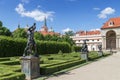 Statues at the Wallenstein Garden in Prague Royalty Free Stock Photo