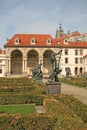 Statues in Wallenstein Garden in Prague, Czech republic Royalty Free Stock Photo