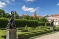 Statues at the Wallenstein Garden in Prague Royalty Free Stock Photo