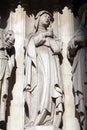 Statues from west portal of Maria am Gestade church in Vienna