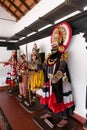 Statues of Yakshagana dace artists. Yakshagana is a traditional folk dance of India Royalty Free Stock Photo