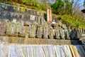 Statues at Yamadera Temple Complex Royalty Free Stock Photo