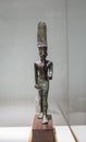 Statuette of Egyptian God Amun of bronze. Late Period 715 BC