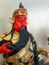 Statuette of the legendary Chinese Kuan Yu God of war Royalty Free Stock Photo