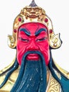 Statuette of the legendary Chinese Kuan Yu God of war Royalty Free Stock Photo