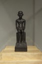 Statuette of mhotep depicted as a scribe. 26th Dynasty,  664 BC Royalty Free Stock Photo